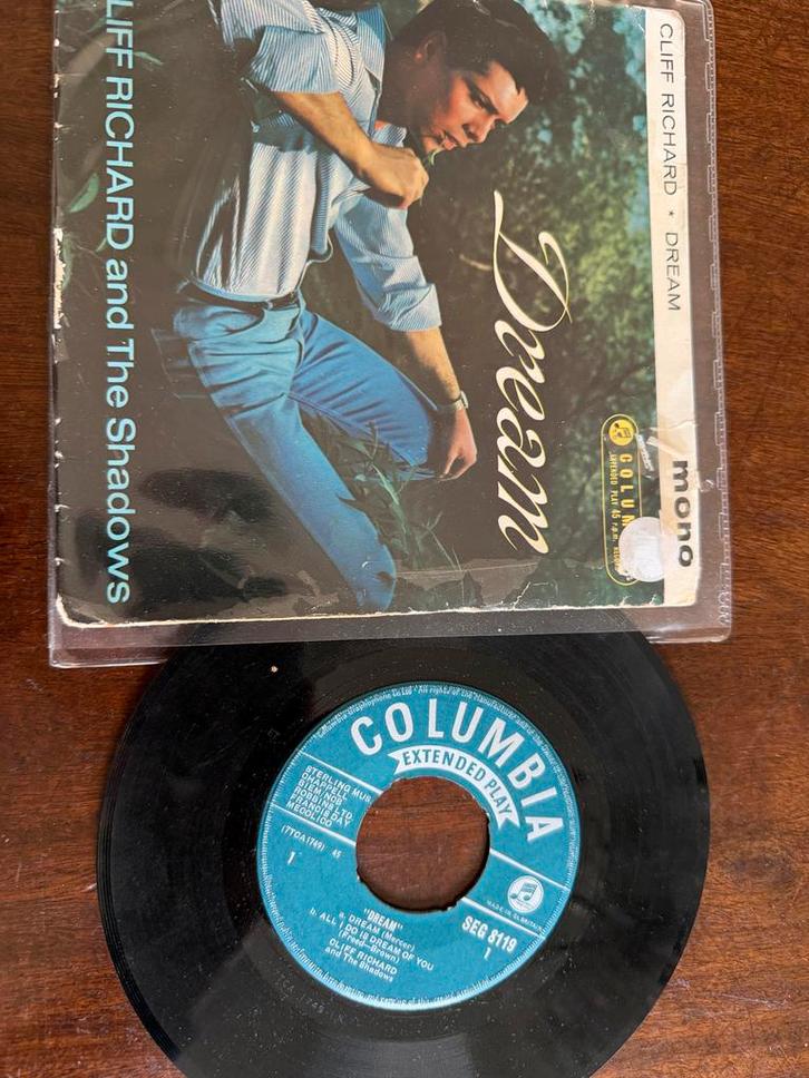 Cliff Richard EP - Dream (Columbia SEG 8119), Cd's en Dvd's, Vinyl Singles, Gebruikt, EP, Pop, 7 inch, Ophalen of Verzenden