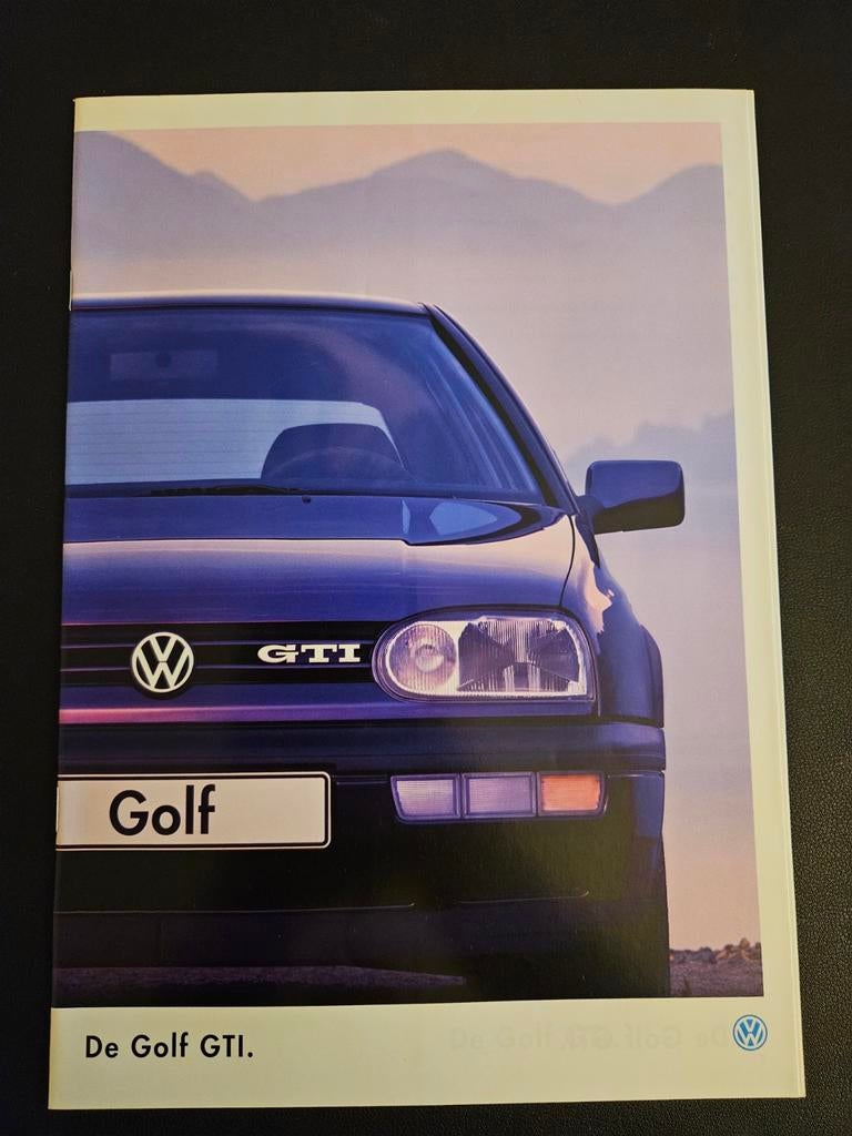 Brochure Volkswagen Golf GTi 1994, Boeken, Ophalen of Verzenden, Zo goed als nieuw, Volkswagen