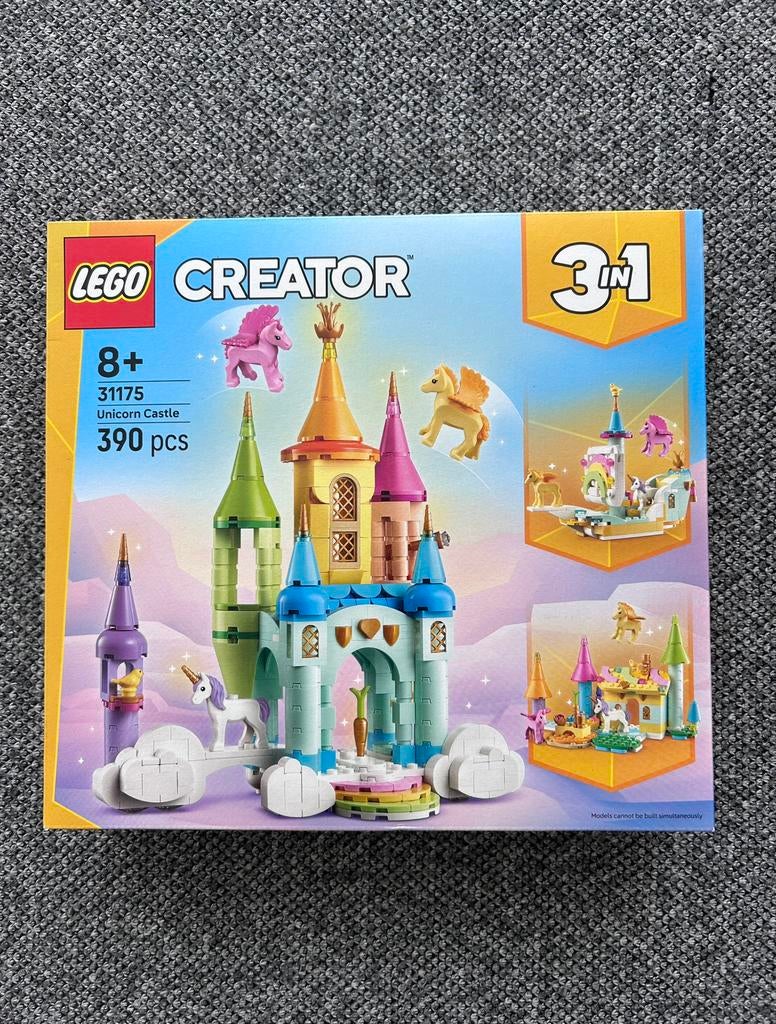 Lego 31175 Creator / Eenhoornkasteel , paleis, Lego, Nieuw, Ophalen of Verzenden, Ongeopend/sealed