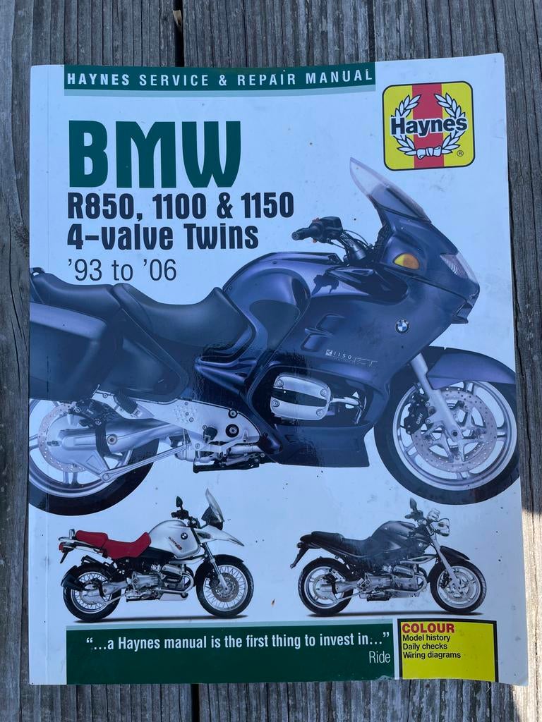 Haynes Service & Repair Manual BMW R850, 1100 & 1150, Ophalen, BMW