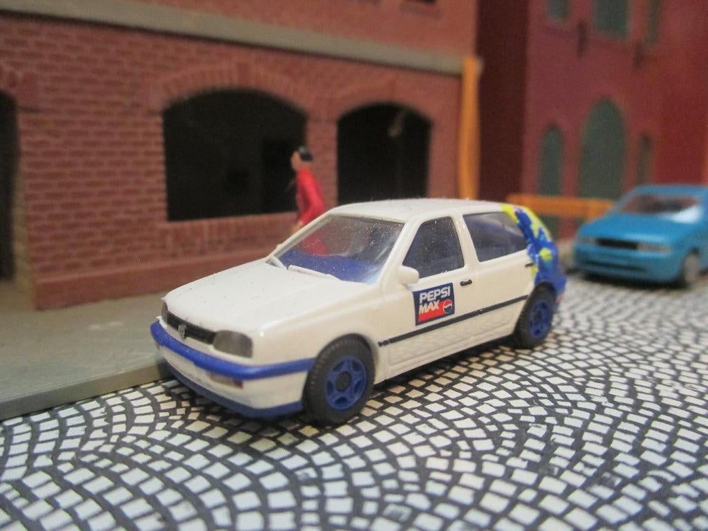 VW Golf 3 - Herpa PEPSI COLA, Ophalen of Verzenden, Zo goed als nieuw, Auto, Herpa