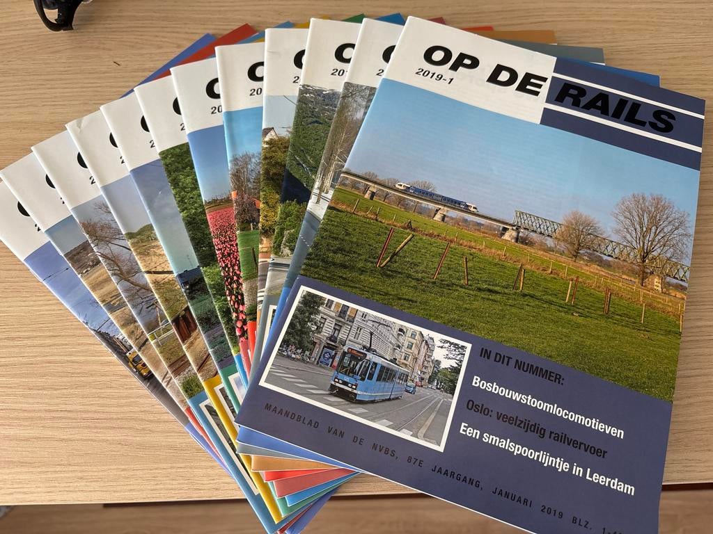 Op de Rails Jaargang 2019 - Complete set tijdschriften, Ophalen of Verzenden, Gelezen, Overige typen