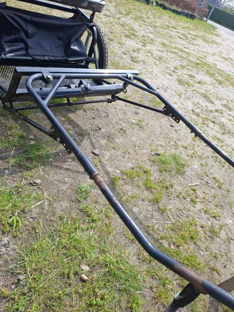 Sulky cavalettie geremd shetlander, Ophalen, Dressuur