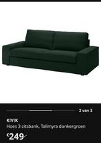 Nieuwe hoes voor IKEA Kivik 3-zitsbank, Tallmyra donkergroen, Ophalen, Nieuw, Driepersoons, Stof