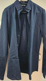 Hema blouse donkerblauw, maat M, 1x gedragen, Ophalen of Verzenden, Gedragen, Blauw, Hema