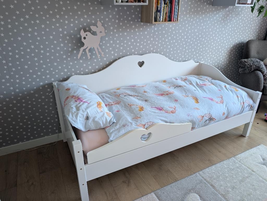 Bedbank Amori 90x200 cm, Huis en Inrichting, Slaapkamer | Bedden, Ophalen, Gebruikt, 90 cm, Eenpersoons