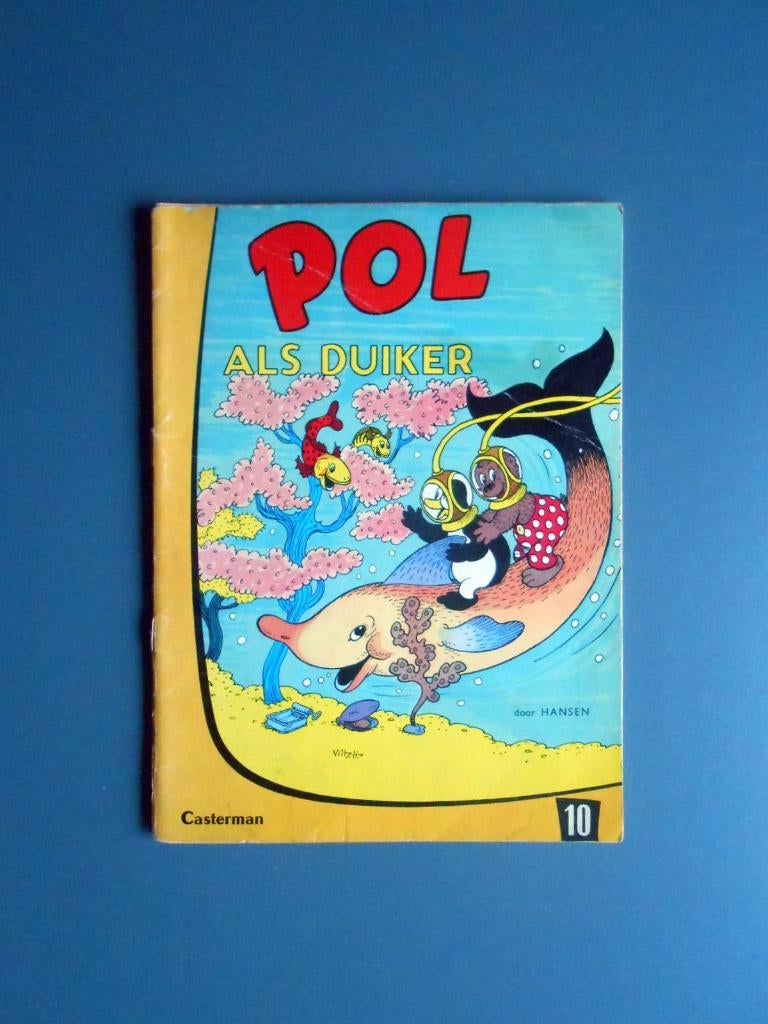 Pol als duiker (dl. 10, eerste druk), Eén stripboek, Ophalen of Verzenden, Gelezen