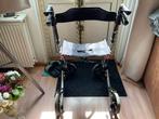 Rollator Plaza Lite is een dubbel opvouwbare, lichtgewicht, Ophalen, Gebruikt, Duwrolstoel