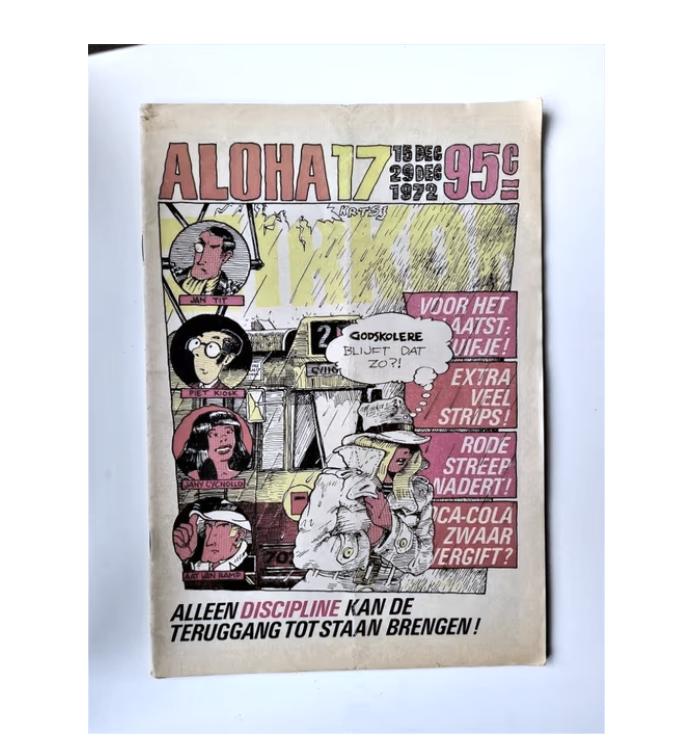 aloha nr.17 uit 1972/willem holtrop/aart clerkx, Ophalen of Verzenden, Gelezen, Muziek, Film of Tv