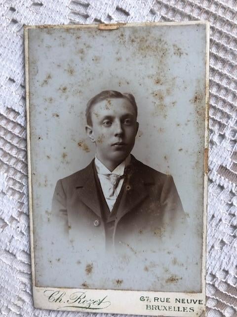 ANTIEKE  FOTO  VAN  1893, Verzamelen, Foto's en Prenten, Gebruikt, Foto, Ophalen of Verzenden, Voor 1940