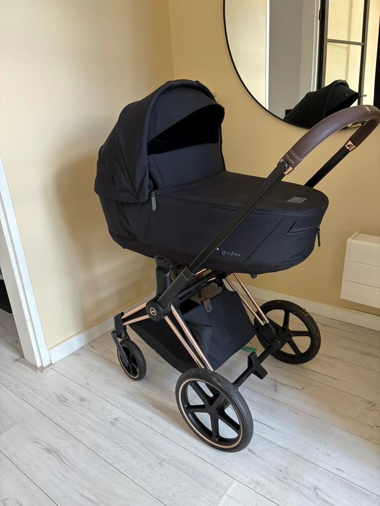 Cybex Priam Rosegold black - zo goed als nieuw, Ophalen of Verzenden, Zo goed als nieuw, Kinderwagen, Overige merken