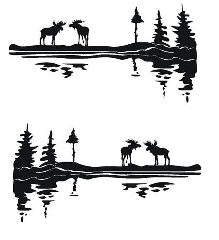 camper caravan bus sticker set striping moose, Caravans en Kamperen, Camper-accessoires, Nieuw, Ophalen of Verzenden