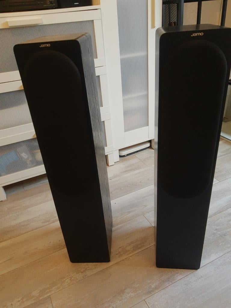 Jamo zuiltjes, Ophalen, 60 tot 120 watt, Front, Rear of Stereo speakers, Jamo