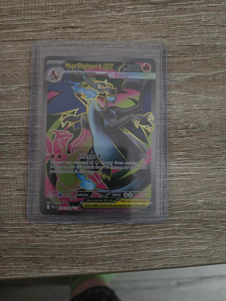 Pokémon Mega Charizard X EX kaart, Ophalen of Verzenden