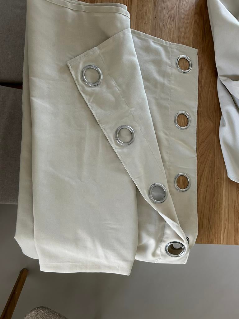 Ginsmott gordijnen Ikea zgan, Ophalen, Zo goed als nieuw, Wit, 200 cm of meer