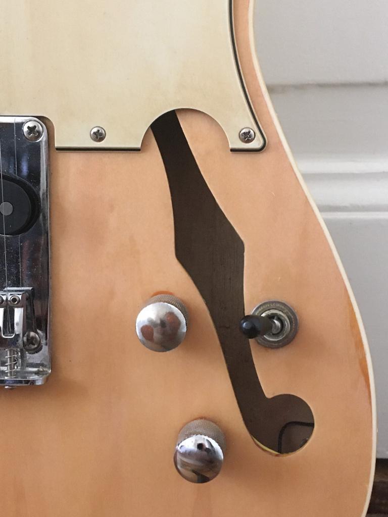 Telecaster Hollowbody COZART, Muziek en Instrumenten, Snaarinstrumenten | Gitaren | Elektrisch, Zo goed als nieuw, Hollow body