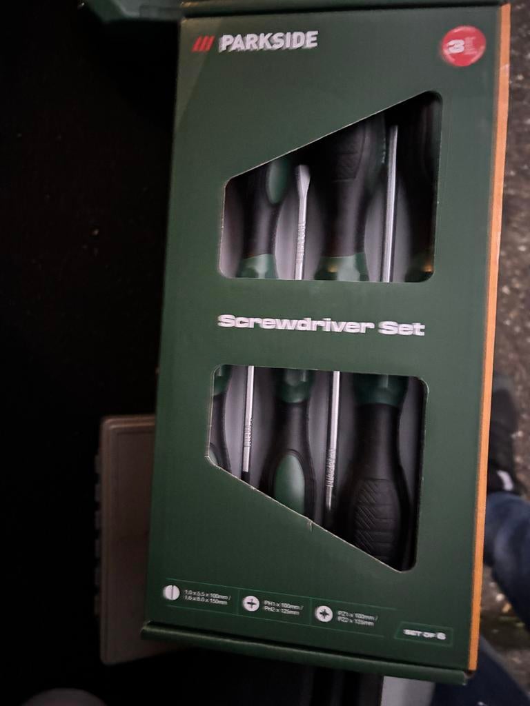 Parkside schroevendraaierset, 6 stuks, Ophalen, Nieuw