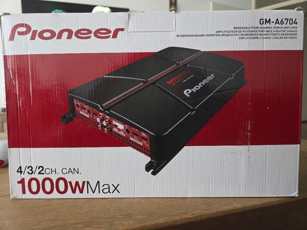 Pioneer 4 kanaals versterker auto, Ophalen, Nieuw