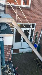 Aluminium trap 13 treden, 3,5m hoog met armleuning, Doe-het-zelf en Verbouw, Ladders en Trappen, Ophalen, Gebruikt, Trap, 2 tot 4 meter