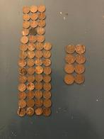 Nederlandse 1 cent- en 5 centmunten, 1948, totaal 59 stuks., Ophalen of Verzenden, Koningin Wilhelmina