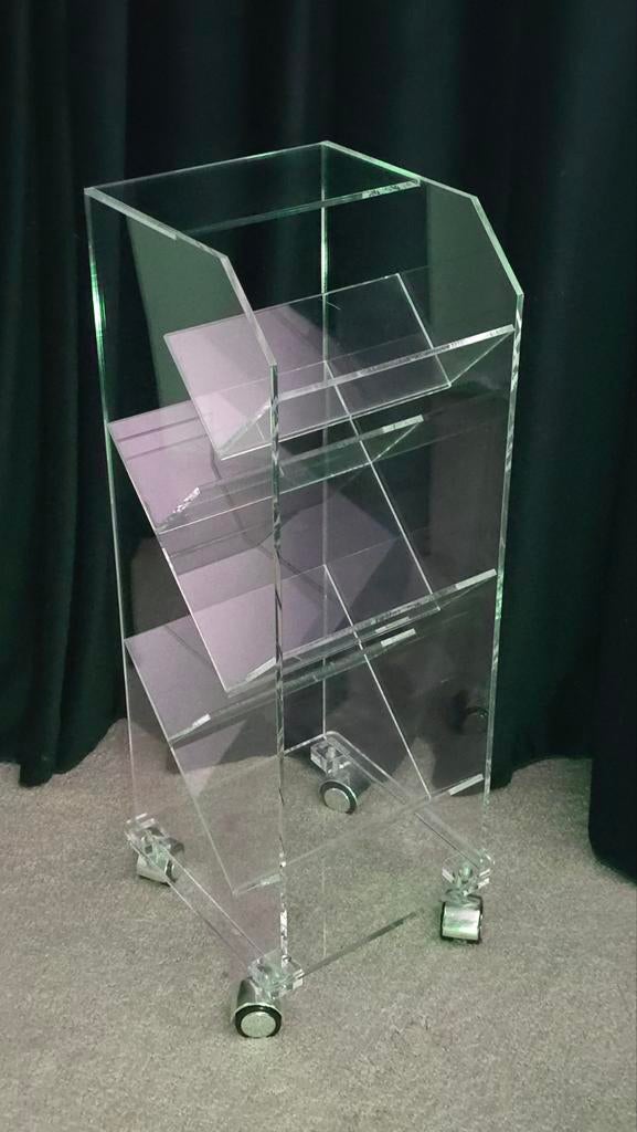Space Age CD-Trolley – Martha de Groot – Verrijdbaar Acryl, Ophalen of Verzenden, Cd's