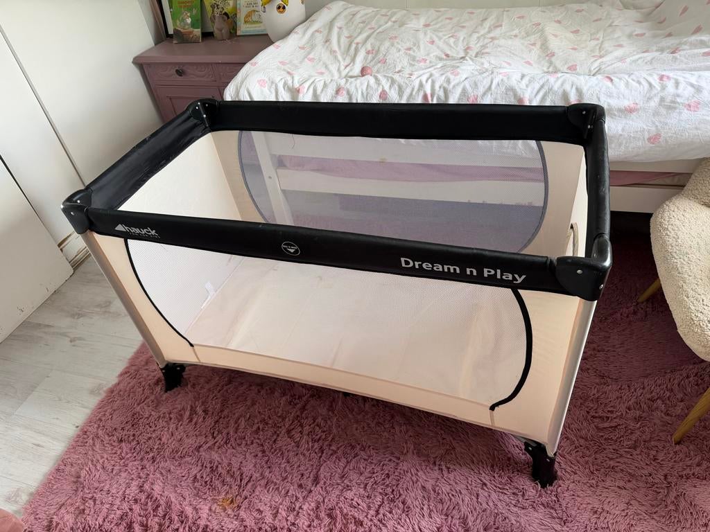 Hauck Dream n Play campingbedje, Kinderen en Baby's, Babywiegjes en Ledikanten, Ophalen of Verzenden, Gebruikt, Reisbedje