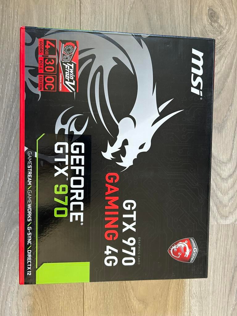 Nvidea GTX 970 4G - Videokaart, Computers en Software, Videokaarten, Ophalen, PCI-Express 3, Gebruikt, HDMI