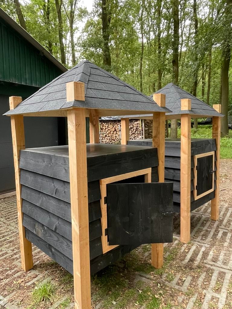 Nieuw kippen of konijnenhok van douglas hout hooiberg, Ophalen, Nieuw, Kippenhok of Kippenren