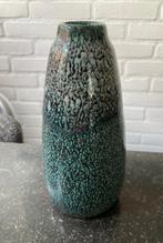 Vintage Pieter Groeneveldt  Snakeskin Vaas Turquoise, Ophalen of Verzenden