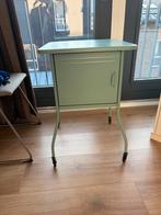 Ikea Vettre Nachtkastje - Vintage Lichtgroen Metaal, Ophalen, Gebruikt, Minder dan 45 cm, Metaal of Aluminium