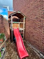 Jungle gym, houten speelhuis., Ophalen, Gebruikt, Zandbak