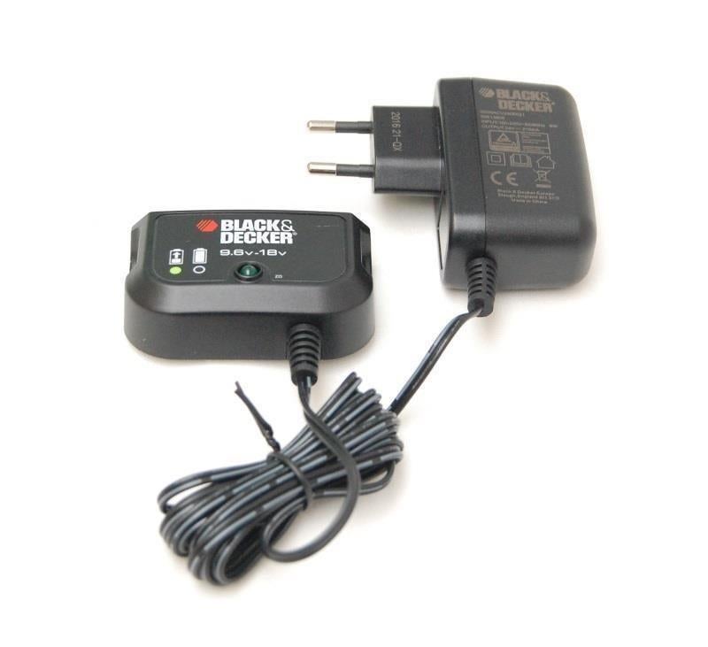 Black & Decker schuifacculader 9.6V ~18V origineel Black en, Ophalen of Verzenden, Nieuw