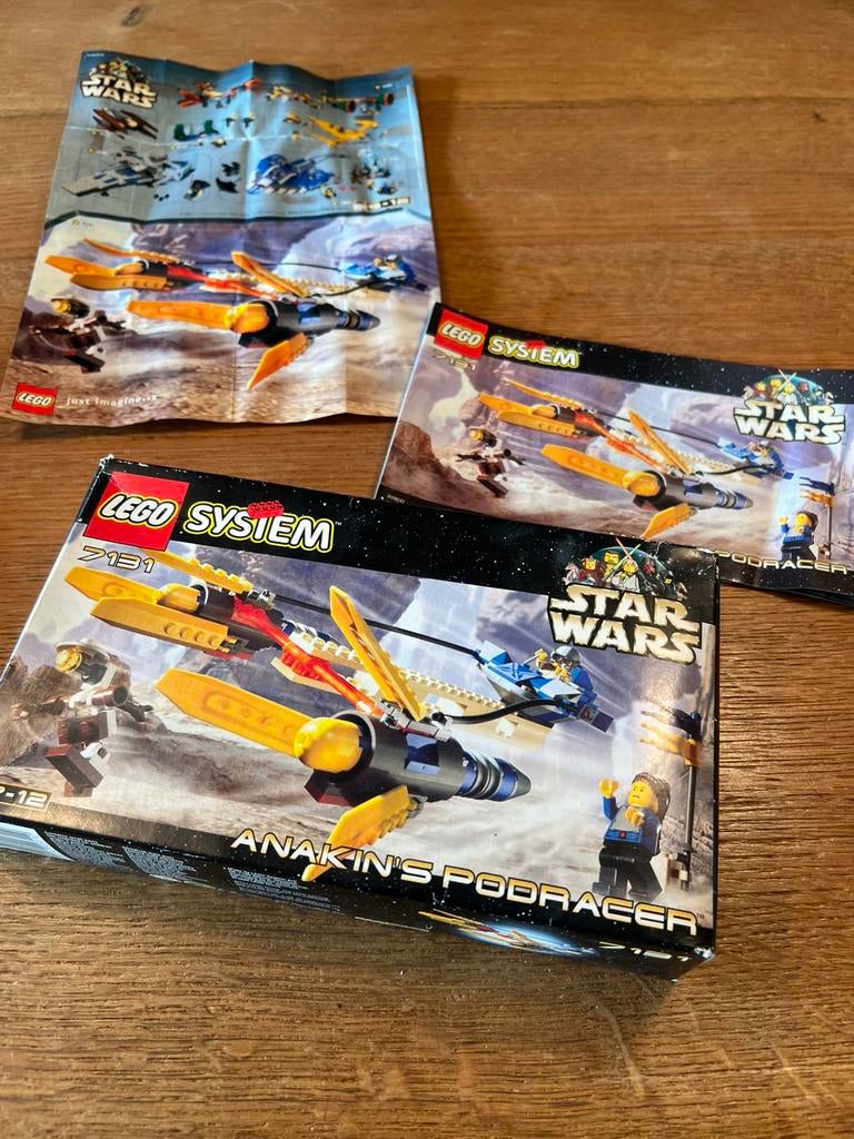 ZELDZAAM - Eerste STAR WARS - LEGO 7131 - ANAKIN’S PODRACER, Star Wars, Lego, Ophalen of Verzenden, Zo goed als nieuw