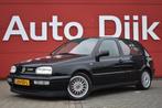 Volkswagen Golf 2.9 VR6 Syncro Leder | Airco | Cruise | Spor, Auto's, Oldtimers, Zwart, 190 pk, Zwart, Leder