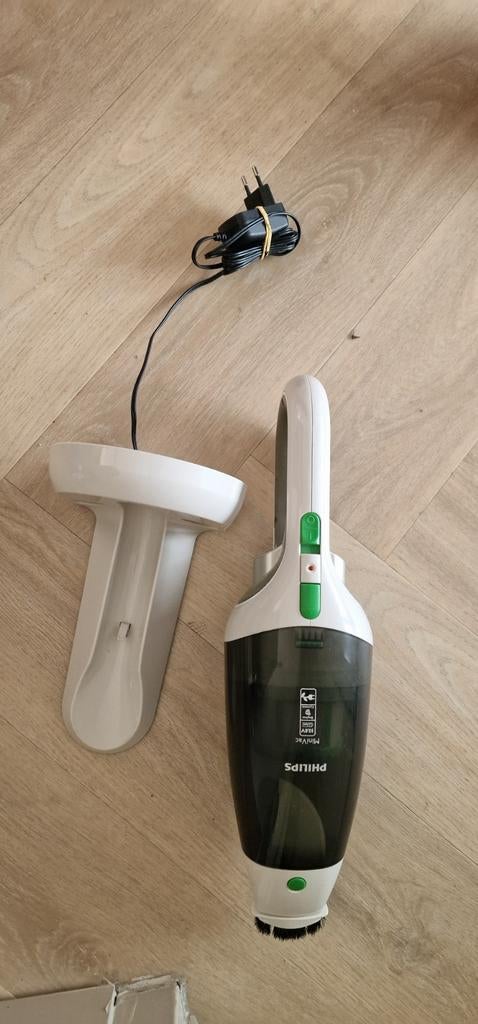 Philips MiniVac 10.8V Kruimeldief met Laadstation, Witgoed en Apparatuur, Stofzuigers, Gebruikt, Kruimeldief, Ophalen of Verzenden