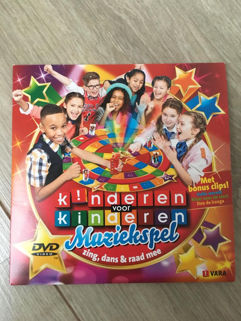 Kinderen voor Kinderen Muziekspel DVD - Zing, dans & raad me, Drie of vier spelers, Ophalen of Verzenden, Zo goed als nieuw
