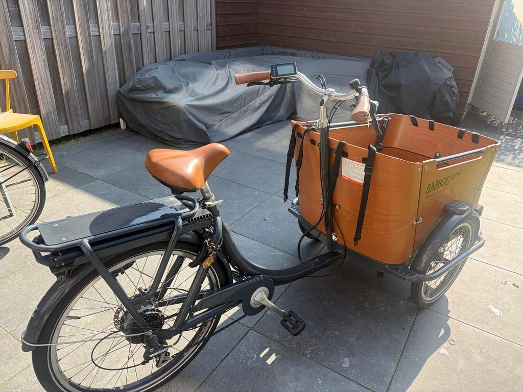 Babboe Curve elektrische bakfiets, Gebruikt, Elektrisch, 2 kinderen, Ophalen