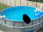 Zwembad met trapje en zandfillterpomp, Gebruikt, Rond, 300 cm of meer, Opzetzwembad