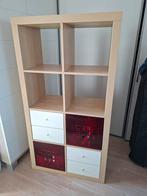 Ikea Expedit / Kallax kast met lades, Ophalen, Met plank(en), Kunststof, Gebruikt