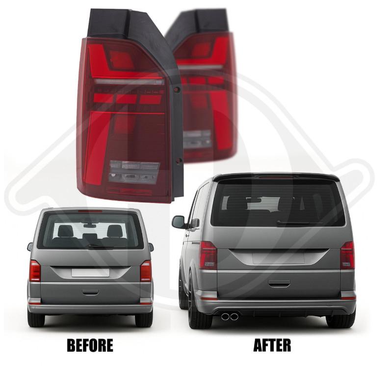 Achterlichten set VW T6 Rood Bj 2015-2020, Buurserstraat 15 A, 7481 EG,Haaksbergen, Nieuw, Ophalen of Verzenden, Plentycarparts
