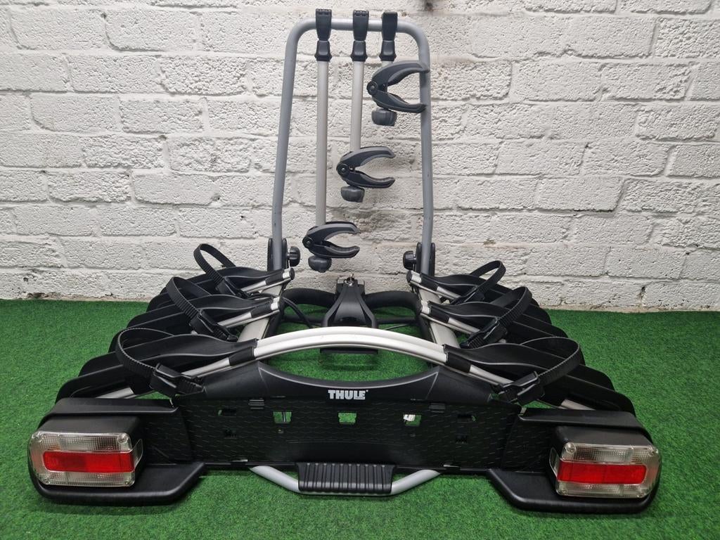 Nette Thule EuroWay 923 fietsendrager voor 3 fietsen, Auto diversen, Fietsendragers, Zo goed als nieuw, Trekhaakdrager, 3 fietsen of meer