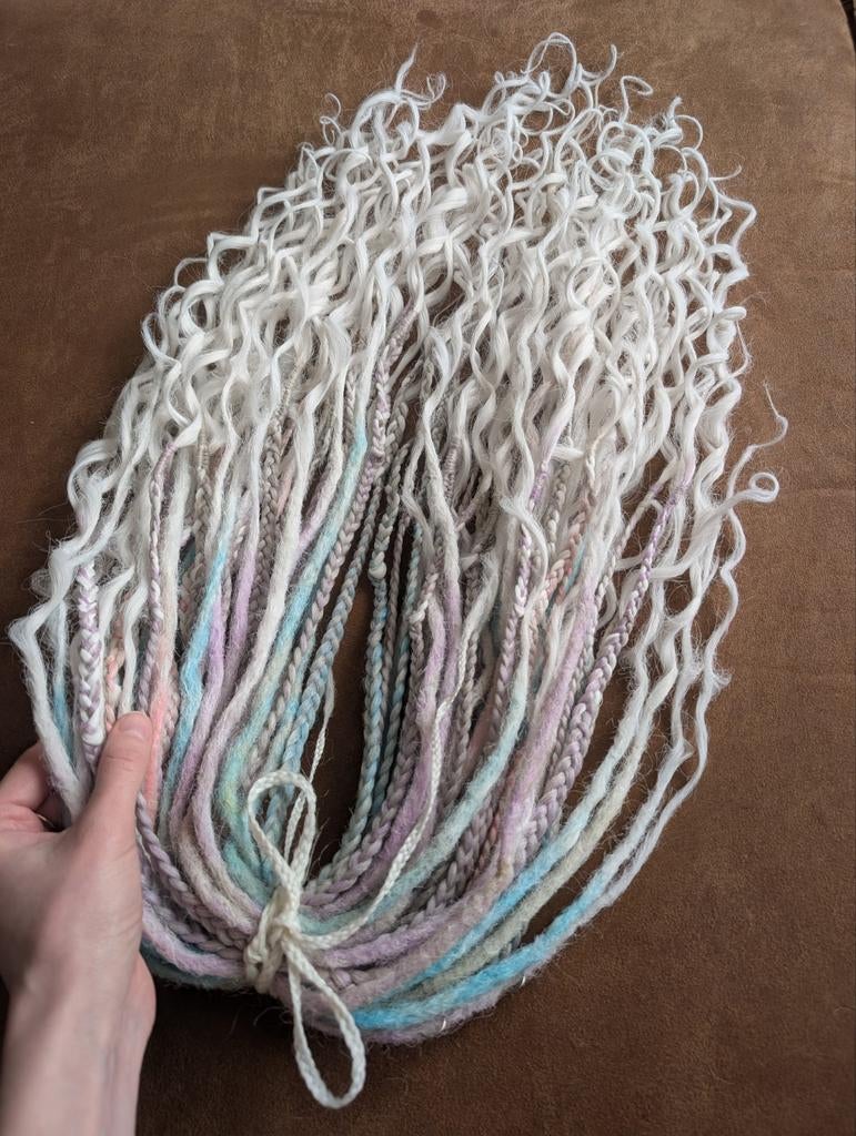 Dreads synthetische dreadlocks, Sieraden, Tassen en Uiterlijk, Uiterlijk | Haarverzorging, Ophalen of Verzenden, Gebruikt, Pruik of Haarverlenging