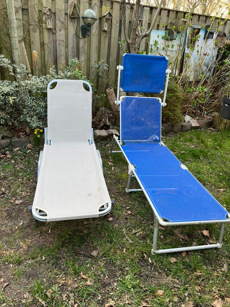 Ligbedden, Tuin en Terras, Ligbedden, Ophalen, Zo goed als nieuw, Aluminium