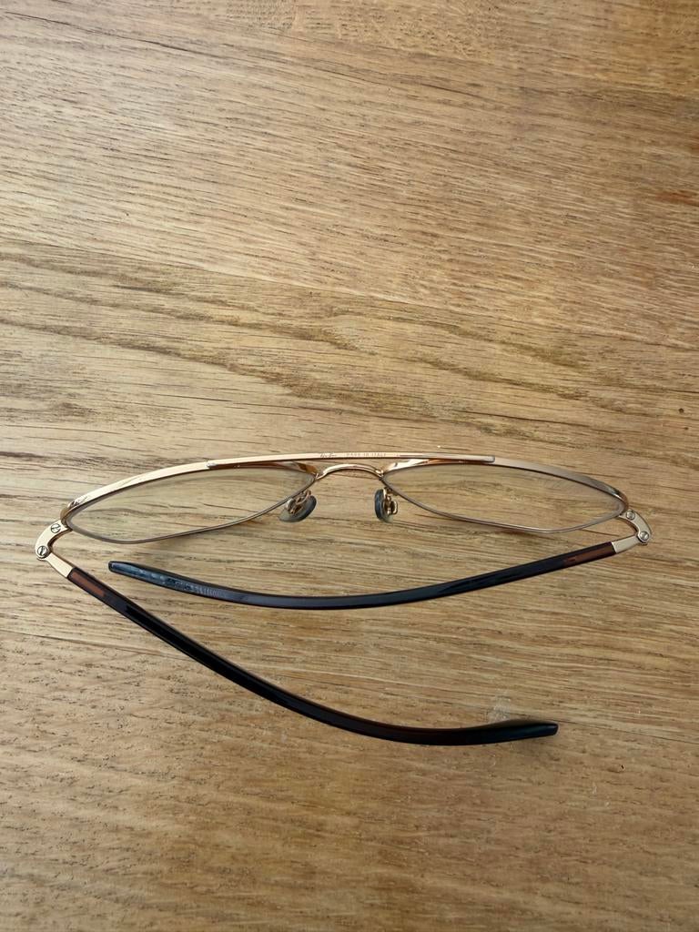 Ray-Ban Aviator brilmontuur - Goudkleurig, Gebruikt, Overige kleuren, Ophalen of Verzenden, Ray-Ban