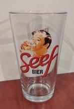 Seef Bier Glas Antwerpen 33cl M16. (A), Ophalen of Verzenden, Zo goed als nieuw, Glas of Glazen, Overige merken