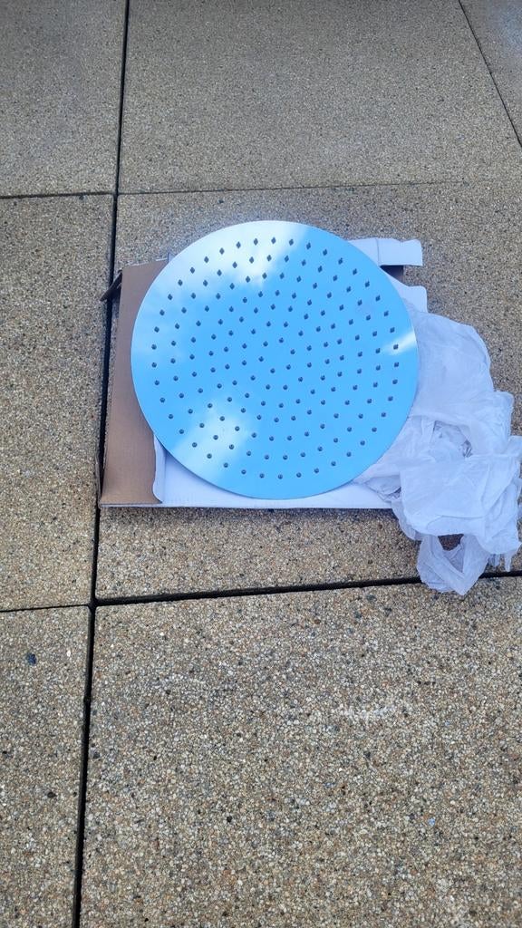 Nieuwe ronde douchekop, chroom, 25 cm diameter, Ophalen of Verzenden