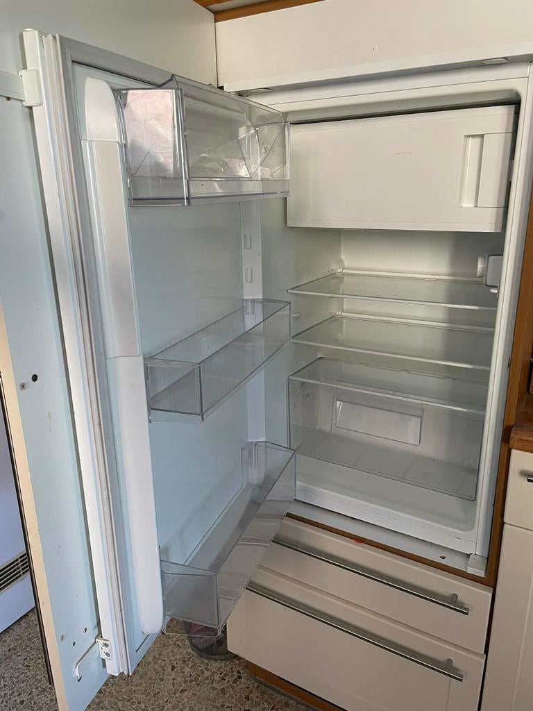 Koelkast met vriesvak inbouw IKEA Svalkas, Gebruikt, 100 tot 150 liter, 45 tot 60 cm, Met vriesvak