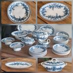 Societe Ceramique Bruges petrol blauw groen, Antiek en Kunst, Antiek | Servies compleet, Verzenden