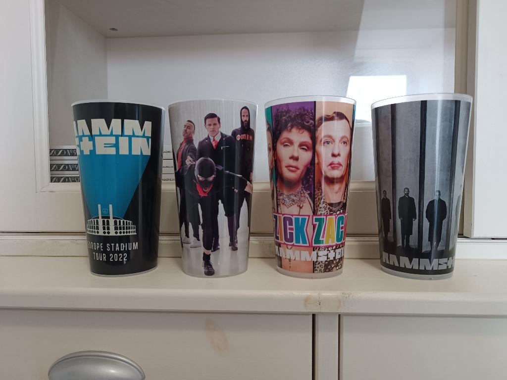 Rammstein 2022 Tourcups, Ophalen of Verzenden, Nieuw, Gebruiksvoorwerp