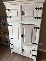 Witte landelijke kast, Ophalen, Gebruikt, 50 tot 100 cm, 150 tot 200 cm